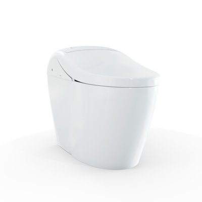 TOTO WASHLET G5A 1.2 or 1.0 GPF Smart Toilet with Integrated Bidet Seat and CeFiONtect, Cotton White