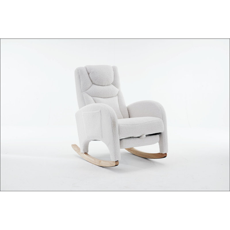 Chaise berçante Teddy, Rose
