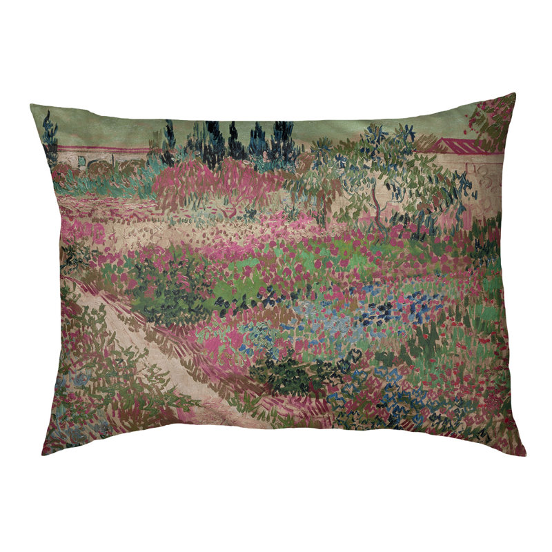 Coussin pour chien bluhender garten Burk, Petit (l 29,5 po x P 19,5 po x H 2,5 po), Vert / Bleu