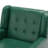 Jaqueze Upholstered Green Faux Leather Tufted Square Arm Accent chair-1368414298