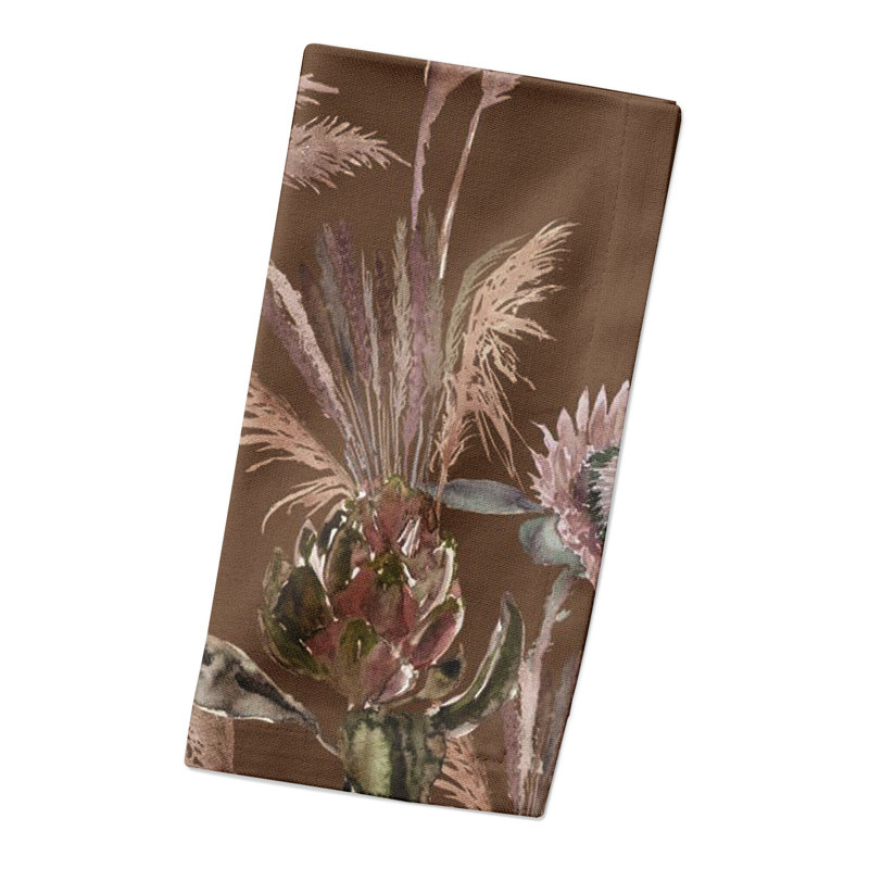 Serviette Protea Blooms, rouille