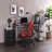 Tennos Black & Chrome Finish Writing Desk-175832819