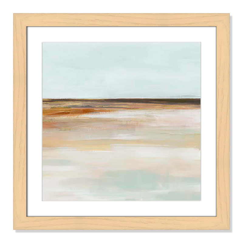 «Coastal Glades II» par Ian C, H 25 po x l 25 po x P 1,25 po, Encadré cube naturel