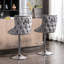 Glazer Swivel Upholstered Adjustable Height Bar Stool-289848645