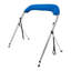 Housse pour bateau à 3 arceaux, toit en polyester 900D avec structure en alliage d'aluminium de 1 po, imperméable et pare-soleil, comprend une botte de rangement, 4 sangles et 2 poteaux de soutien-112751067-112751068