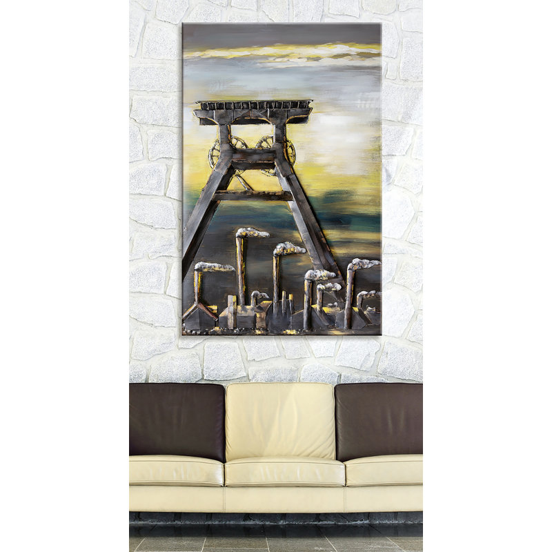 Happiness Up - No Frame Painting on Metal