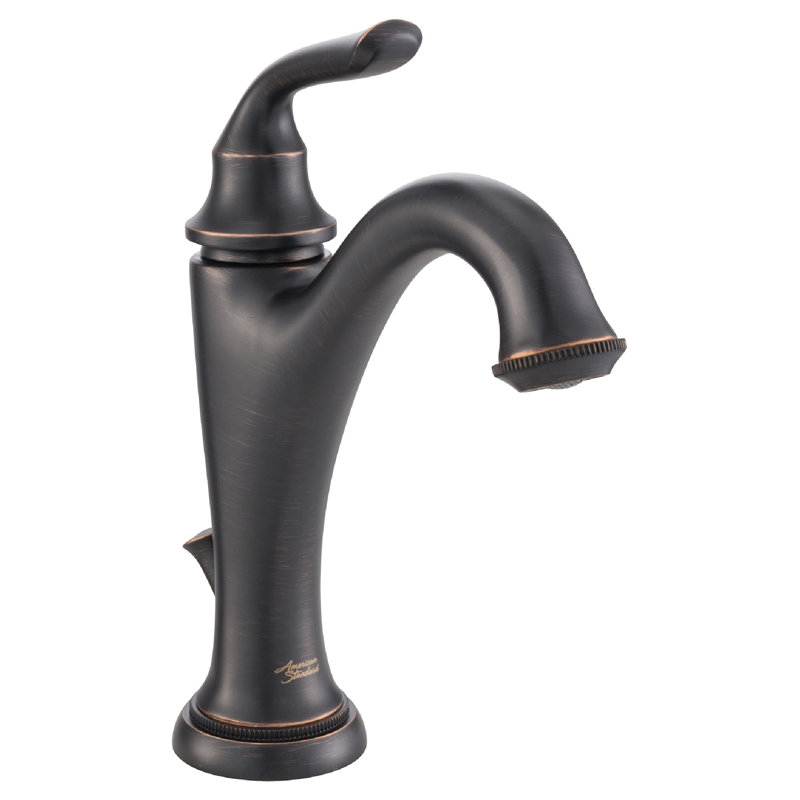 Patience Single-Hole Bathroom Faucet with Drain Assembly, Legacy Bronze