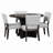 5-Piece Round Dining Table Set For 4-78738764