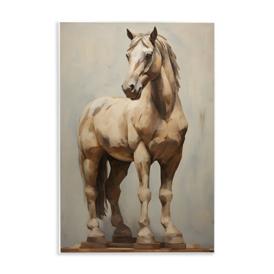 Magnificent Mare Standing Wall Plaque Art by Petal Prints Design