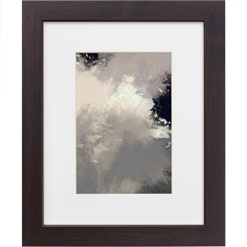 Huntsberry Picture Frame with Mat, 12" x 16" Matted to 8" x 12", Brazilian Walnut