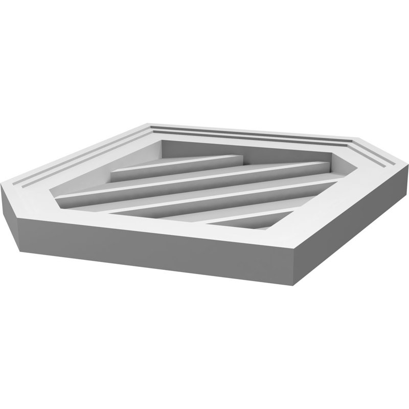 Pente verticale verticale en uréthane 9 pi, H 18 po x l 18 po x P 1,5 po
