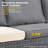 4 - Person Patio Furniture Set with Rocking Swivel Chairs, Outdoor Wicker Rattan Sofa Seating Group with Cushions, All Weather Conversation Set with End Table for Garden Backyard-2139596760