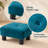 14.5" Modern Velvet Ottoman Footstool For Living Room-521621652