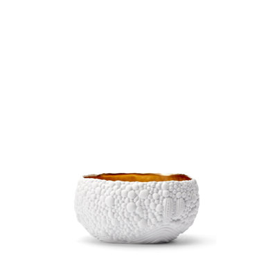 Haas Brothers Handmade 24k Gold Plated Dessert Bowl