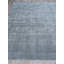 Serenity Hand Loomed Striped Area Rug in Black/White