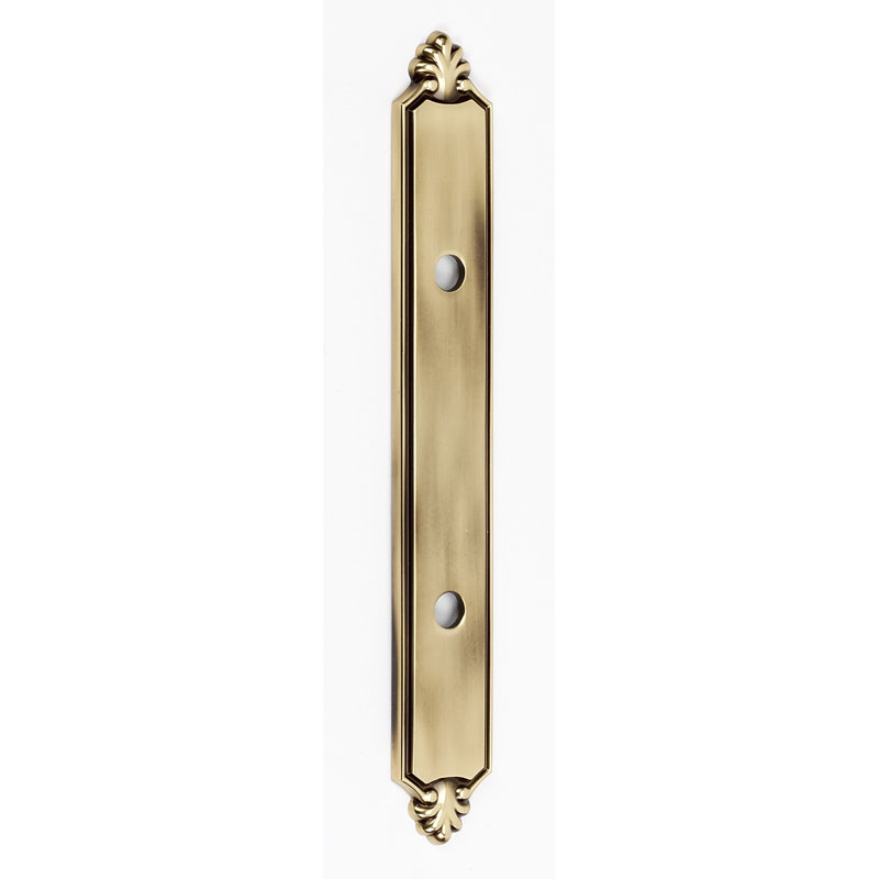 Bella Brass Back Plate, Polished Antique