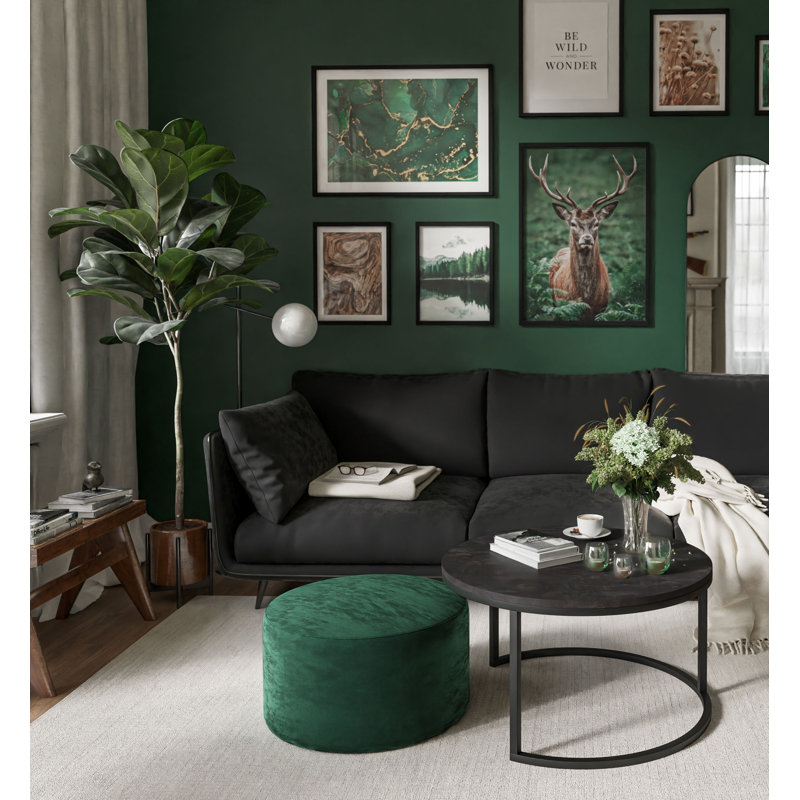 Hakiema Frame Coffee Table, Black