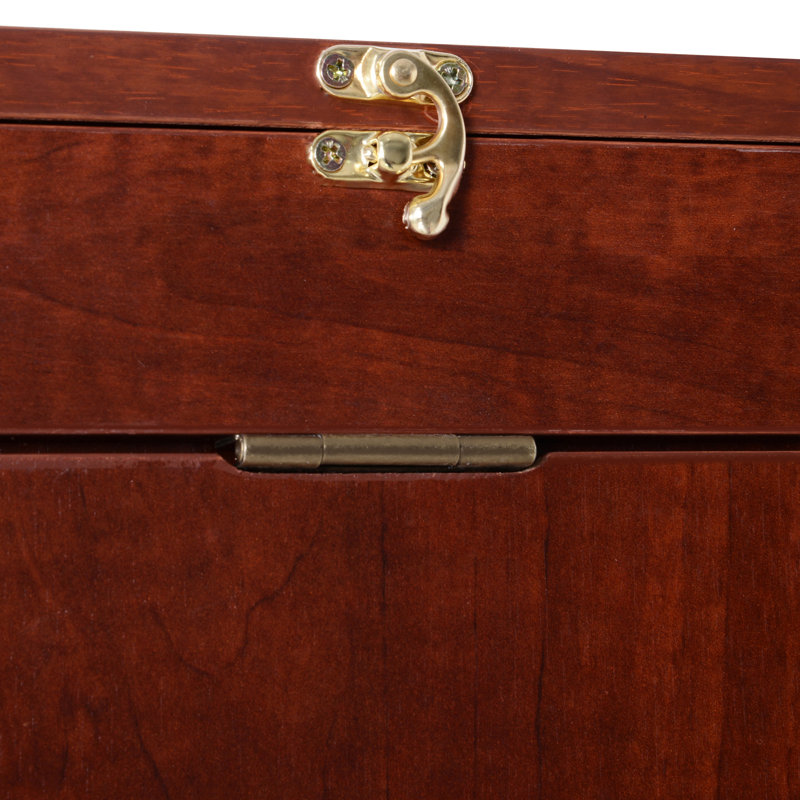 Savaira Floating Desk, Mahogany