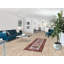 Tapis de couloir gris en laine 3x8
