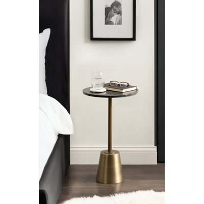 Table d'appoint ronde en marbre Tira