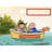 Personalized Rowboat - Couple Cartoon Caricature with a Mat, Ready to Frame-104371036
