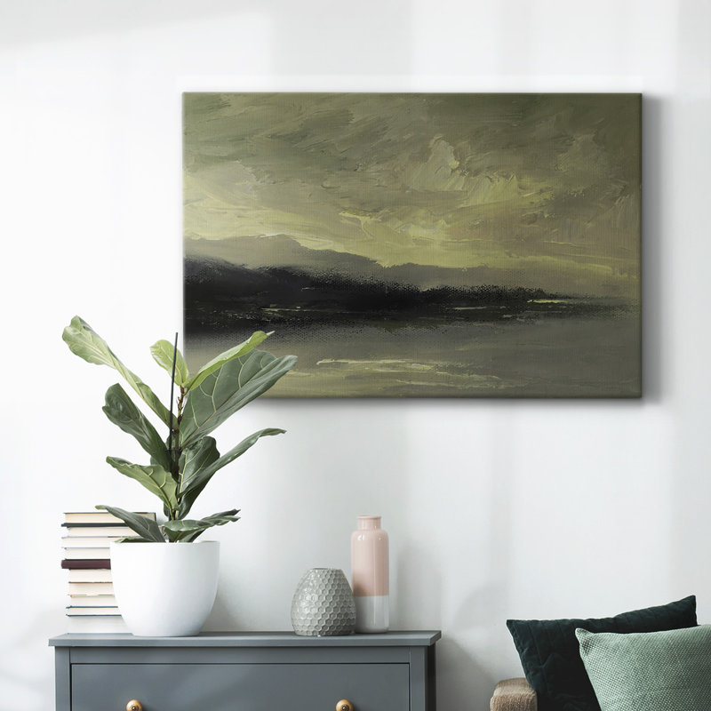 «Coastal Dawn», toile tendue avec châssis, H 12 po x l 18 po