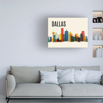 Paysage urbain moderne Mid-Century de Dallas