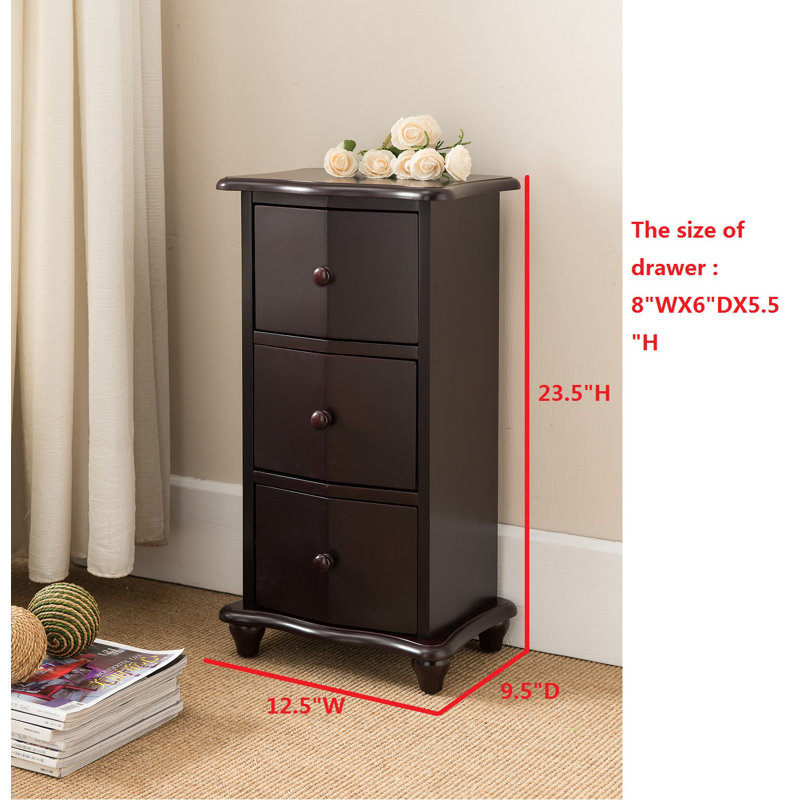 Solid Wood Accent Chest, Dark Cherry