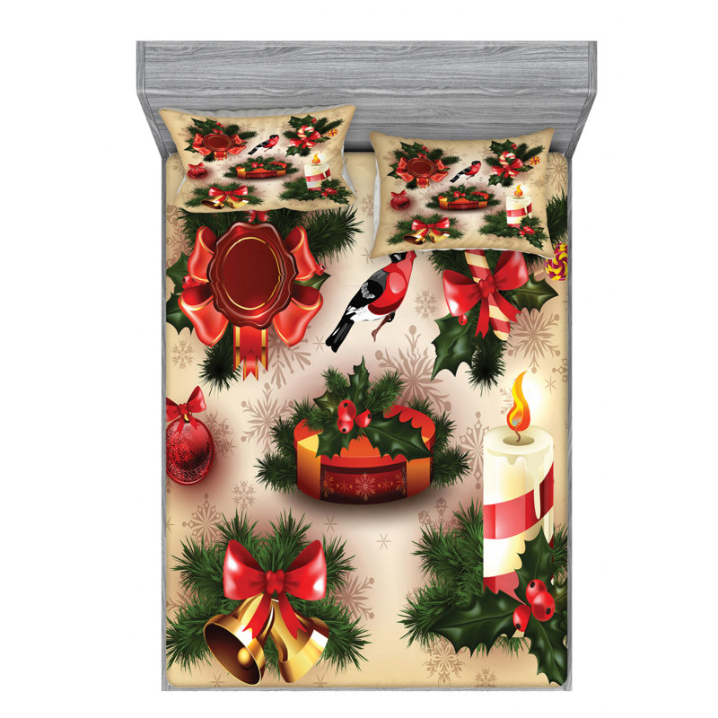 Microfiber Sheet Set, Full Sheet Set + Fitted Sheet + 2 Pillowcases