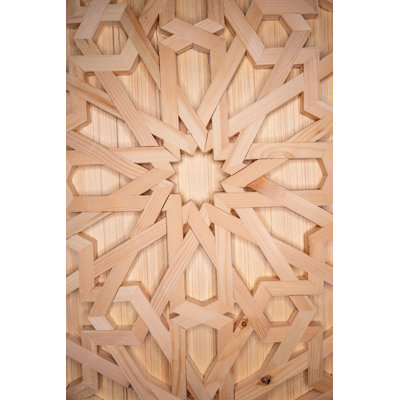 Porte marocaine sculptée à la main