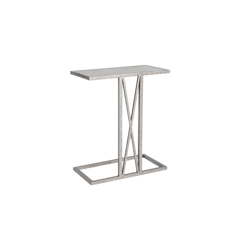 Table de bout Medallion, Argent royal