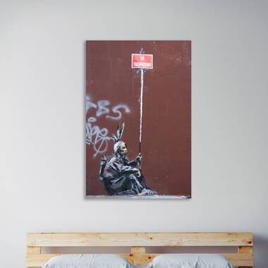 Quadro canvas Sniper and Child by Banksy - Banksy (riproduzioni) - Street  art - Quadri