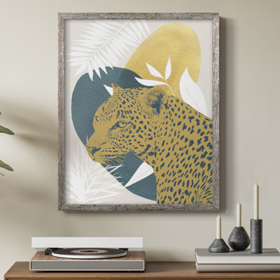 Jungle Cat II Framed Print - Solid Wood
