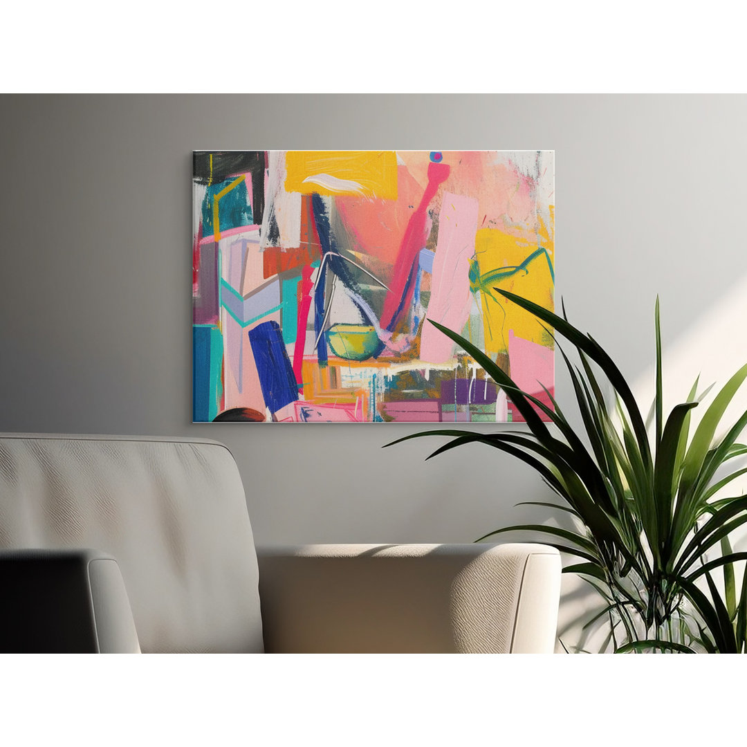 Abstract Expressionism Demeterius, Colorful Modern Art, Canvas Demeterius, Large Demeterius Print, Contemporary Art Print, Home Decor Art, Wall
