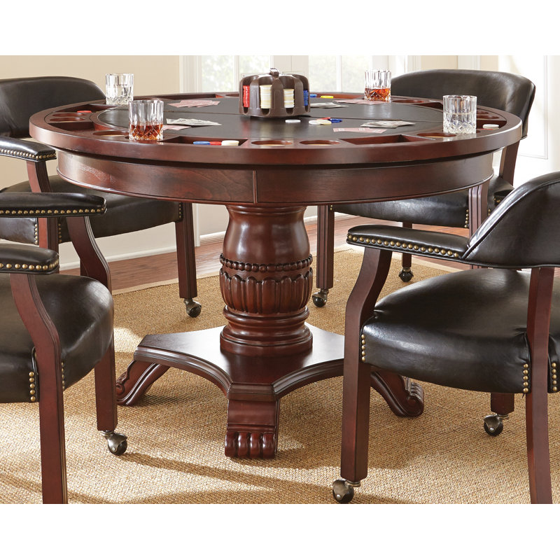 Table de poker pour 4 joueurs Alandria, Noir