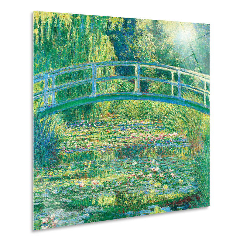 Pier The Water Lily Pond by Claude Monet - No Frame Painting, Plastic/Acrylic, 70cm H x 70cm W
