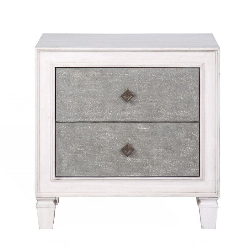 Table de chevet 2 tiroirs Modern Modern