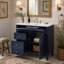 Meuble-lavabo moderne de 36 pouces avec lavabo supérieur, grand espace de rangement et design minimaliste élégant pour une utilisation efficace de l'espace.-600713664