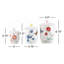 Ensemble de 3 bocaux Lenox Butterfly Meadow