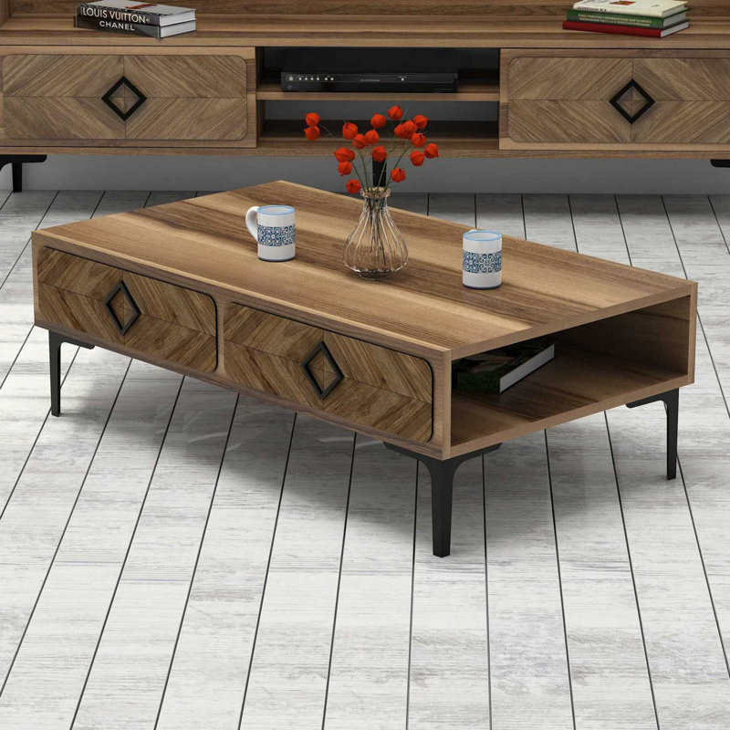 Table basse avec rangement Lelia