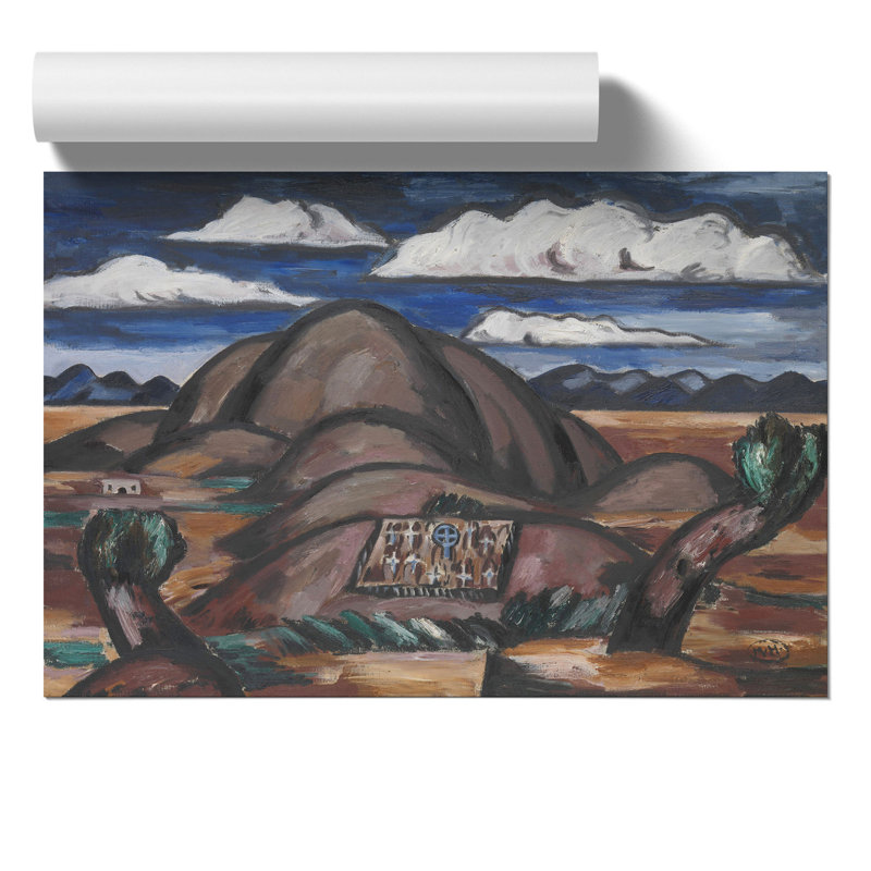 Cemetery, New Mexico by Marsden Hartley - No Frame Painting, 42cm H x 59cm W x 0.1cm D