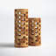 Thalia 15.85'' Handmade Solid Wood Table Vase