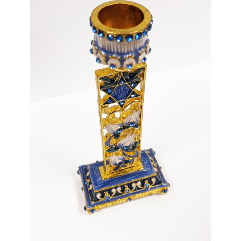 5.5'' H Crystal Tabletop Candlestick