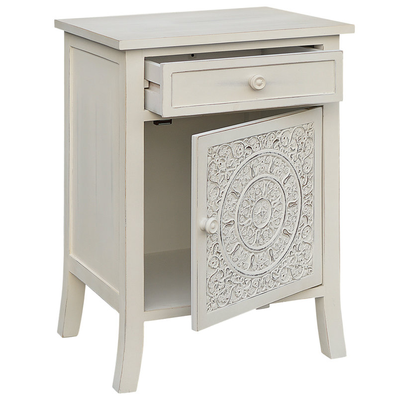 Table de bout avec rangement Melida