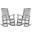 Chaise berçante pour l'extérieur en PEHD Oxing-1796567489