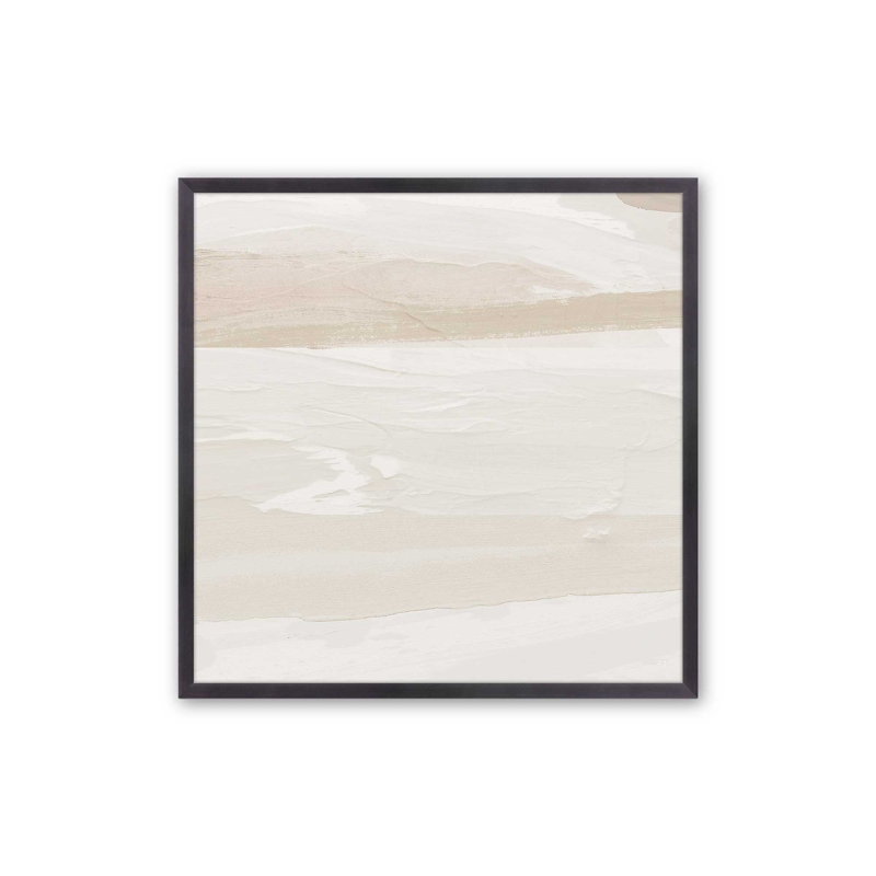 «So l'apaisant Sahara V1» sur toile, H 17,75 po x l 17,75 po x P 1,25 po, Papier photo encadré zinc vieilli