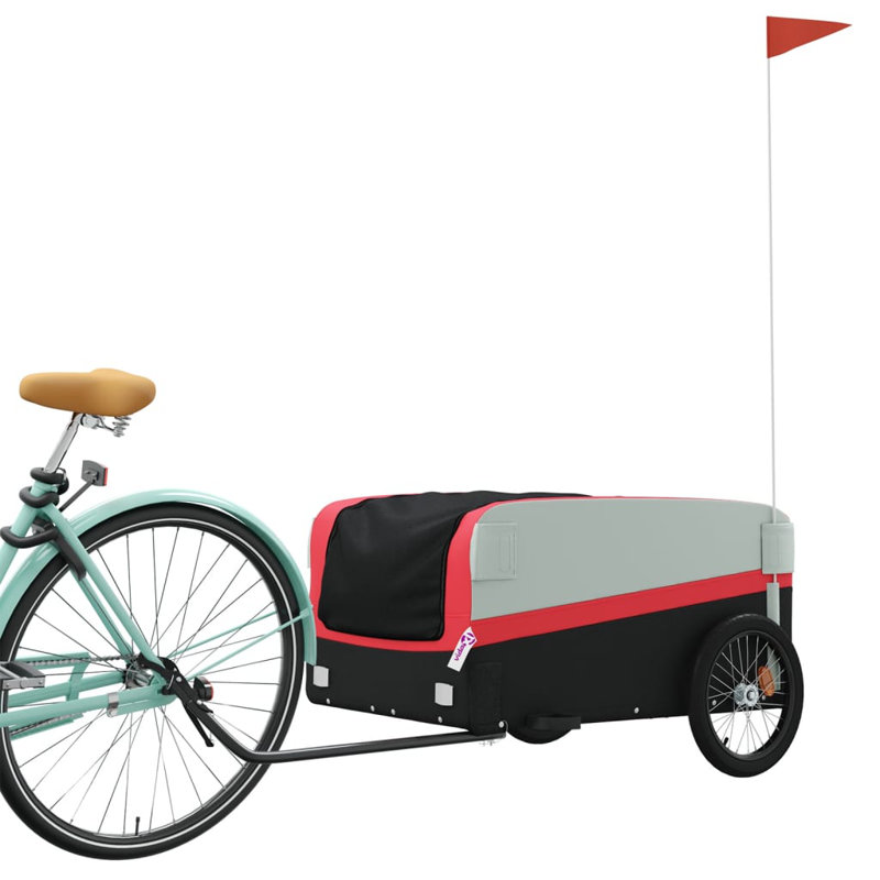 Chariots de jardin, Noir / Rouge, H 23,2 po x l 53,9 po x P 27,2 po