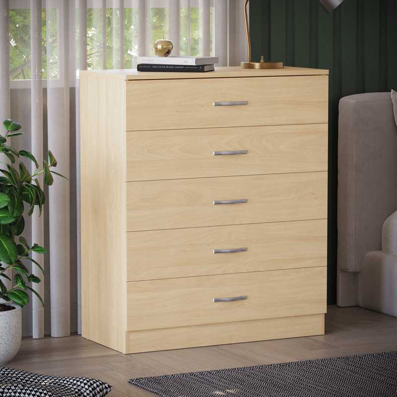 Maybery 5 Drawer 75Cm W Chest, Pine