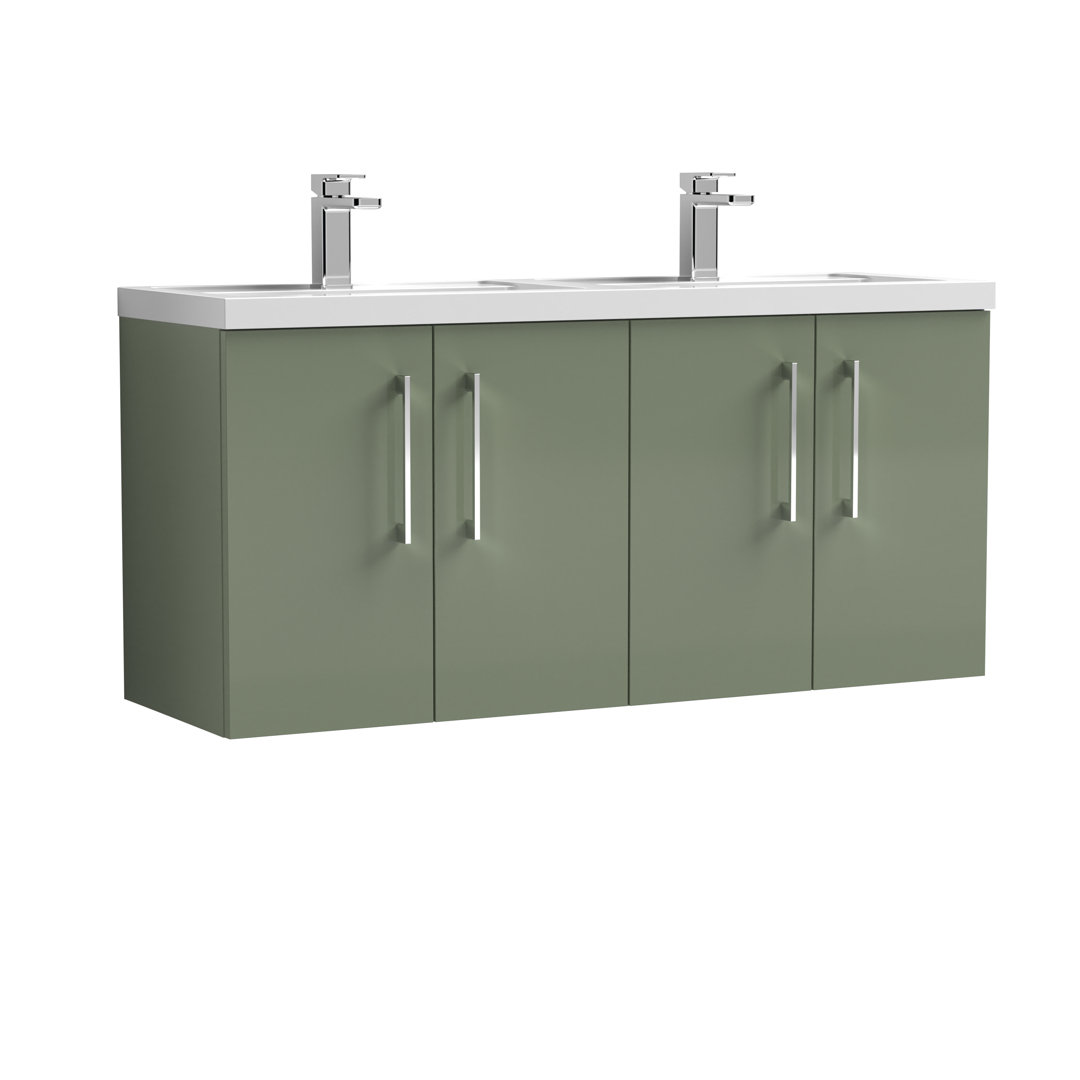 Arno 1205mm Wall Mounted Standard Double Vanity