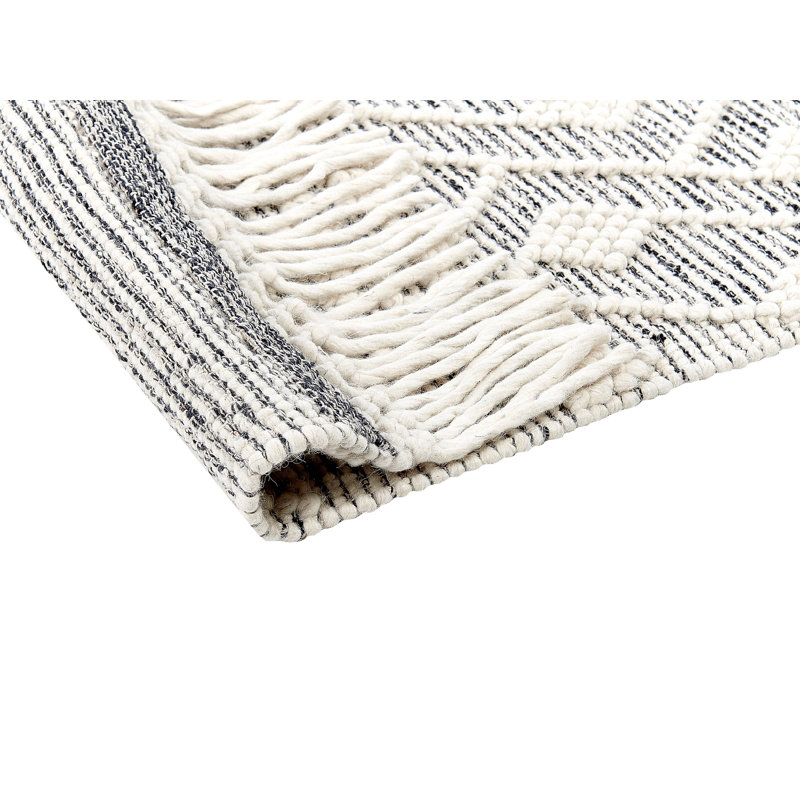 Ovilla Rectangle 160 cm x 230 cm Geometric Hand Woven Area Rug